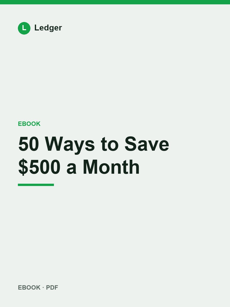 Cover of 50 Ways to Save $500 a Month