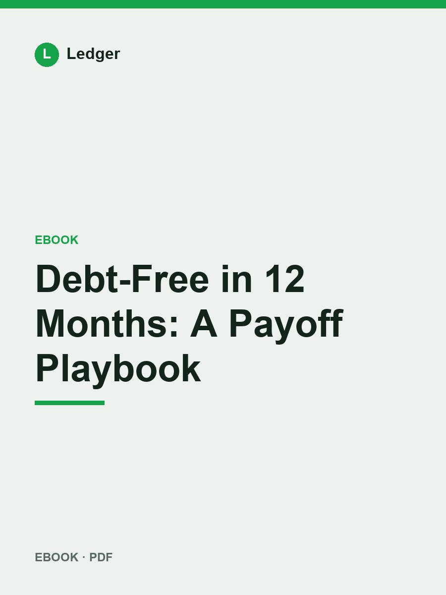 Cover of Debt-Free in 12 Months