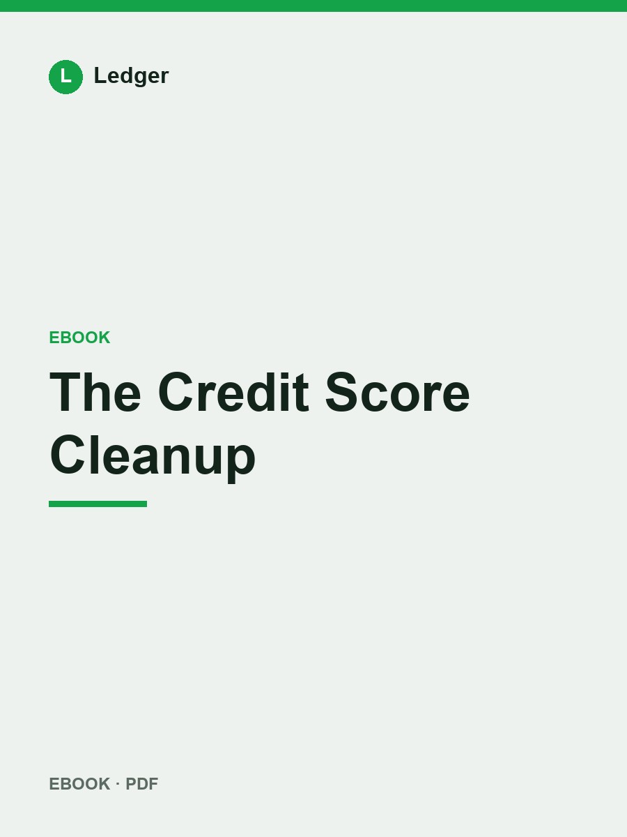 Cover of The Credit Score Cleanup